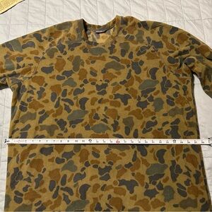 Eddie Bauer Men's camouflage crewneck fleece sweatshirt